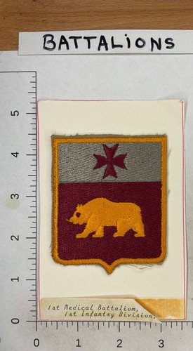 Vintage army 1st medical - 1st,