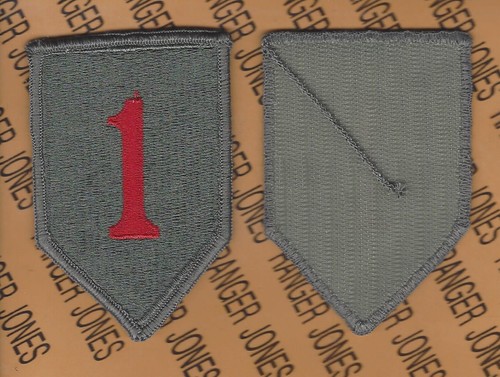 1st infantry division - 1st, red